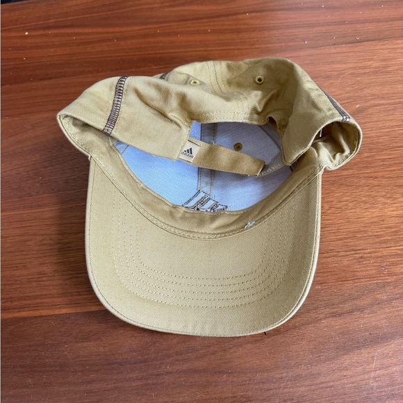 Adidas Khaki Cap with Brown Stitching - Picture 4 of 4